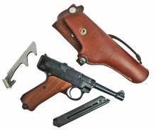 Stoger Luger .22 LR Semi-Automatic Pistol, Magazine, Box, Accessories & Holster - FFL #327227 (AI1)