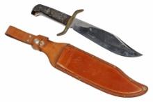 Western Bowie Knife & Sheath (HHS)