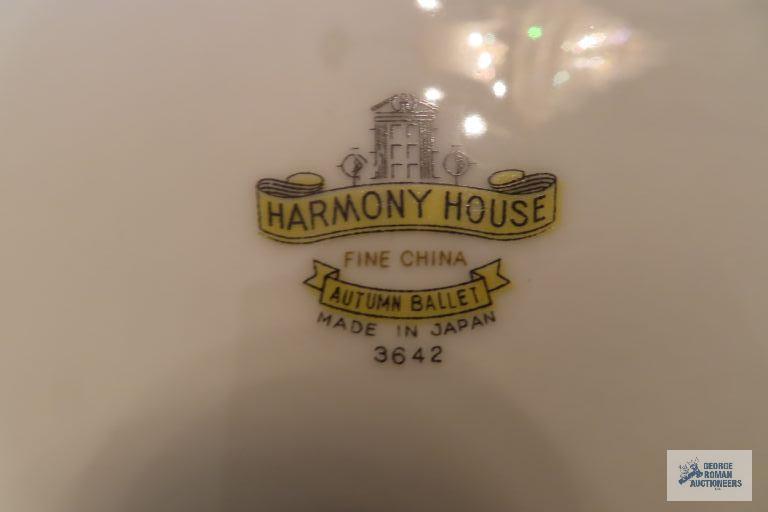 Harmony House China place setting for 8 plus