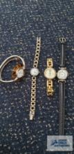 Variety of ladies watches including Edison, Anne...Klein II, and Visage