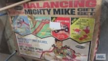 Vintage Remco Balancing Mighty Mike gift set