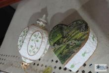 May the road rise up to meet you heirloom porcelain music box and ornament