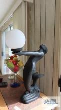 Mermaid figurine lamp made by GH Lighting
