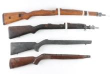 Lot of 4 Rifle Stocks