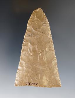 3 5/8” Morrow Mountain Triangular - Ft. Payne. Lauderdale, Alabama. Ex. Webb Gibbs. COA.