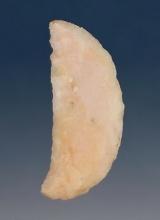1 5/8" Paleo Crescent found on a private ranch near the Alvord desert in southern Oregon