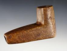 3 3/4" Protohistoric Stone Pipe found in Bainbridge, Ross Co., Ohio in the late 1800's.