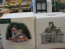 Two Dept. 56 Heritage Village Collection "North Pole Series" Houses in Original Boxes