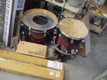 Remo 6 PC Drum Set, Pedal, Stands
