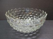 Fostoria "American" Clear Glass Bowl 9"w X 4"h