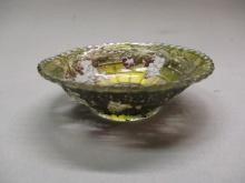 Small Vintage Goofus Glass Bowl 5"