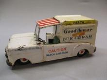 Vintage Good Humor Ice Cream Tin Friction  Truck