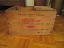 Vintage Western World Champion Ammunition Wood Crate