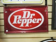 Metal Dr Pepper Sign