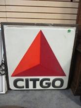 JF Zimmerman "Citgo" Molded Plastic Light-Up Store Display Sign