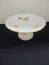 Vintage Limoges Porcelain China Pedestal Cake Plate