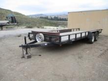 1998 Ronco T/A Utility Flatbed Trailer,