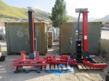 Lot Of (2) Snap-On 16,000# Mobile Column Lifts,