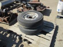 Lot Of (2) Various Rims W/Tires