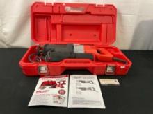 Milwaukee 11 Amp Sawzall 3/4 Stroke 0-2000 SPM, Model 6509-22 w/ Case, tested and working