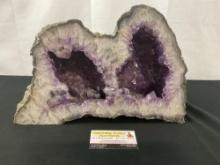 Large Chunk of Amethyst, impressive two chambered crystal structure
