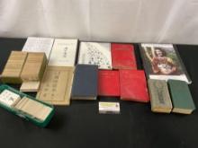 Vintage Japanese Language Learning Tools, Lots of Kanji Flashcards, Travel Books, 3x Dictionaries