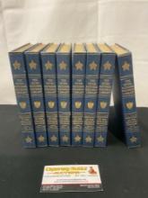 Antique 1916 1st Edition no. 1264/1500 Set of History of the German People, Volumes 4, 8-11, 13-15