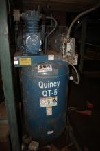 Quincy 5hp, 3ph, Tank Mounted Air Compressor