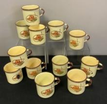 12 Monterrey Western Ware Cups