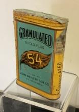 Tobacco Tin - Granulated, See Photos For Condition