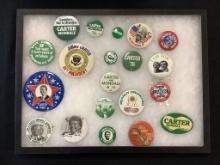 Display W/ Political Items - See Photos For Condition