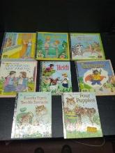 Collection 8 Vintage Golden Book Children's Books