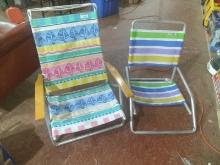 BL-2 Canvas Beach Chairs