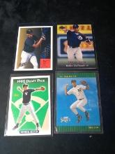 Collection 4 Derek Jeter Trading Cards