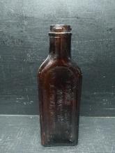 Vintage Father John's Brown Medical Bottle