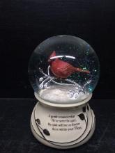Collectible Snow Globe-Cardinal