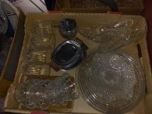 BL-Assorted Clear Glass Bowls and Plates