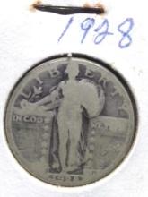 Coin-1928 Standing Liberty Quarter Dollar