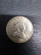 Coin-1951 Benjamin Franklin Half Dollar