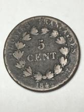 1841 France 5 Cent