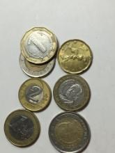 Euro And Spain Coin Lot 7 Coins