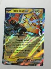 Pokemon Card Secret Rare Holo Mint Tapu Koko E X 068/182