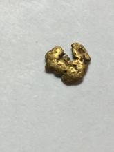 Gold Nugget Chunky Alaskan Yellow Top Endd 20kt+ .10 Grams