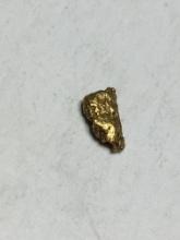 Gold Nugget Chunky Alaskan Yellow Top End .10 Grams 22kt+