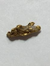Gold Nugget Big Chunky Alaskan .382 Grams 20kt+ Wow Nugget Top End Yellow