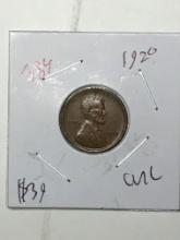 Lincoln Wheat Cent 1920 Nice Early Year