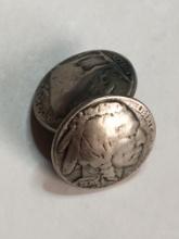 Sterling Silver Antique Mini Buffalo Nickel Pins/pendants 4.3 Grams Stamped Sterling