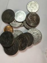 Vintage Mexico Pesos Coins Big Lot 20 Coins