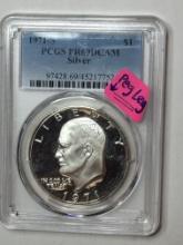 1971 S Eisenhower Silver Dollar 