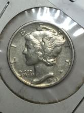 1942 S Silver Mercury Dime